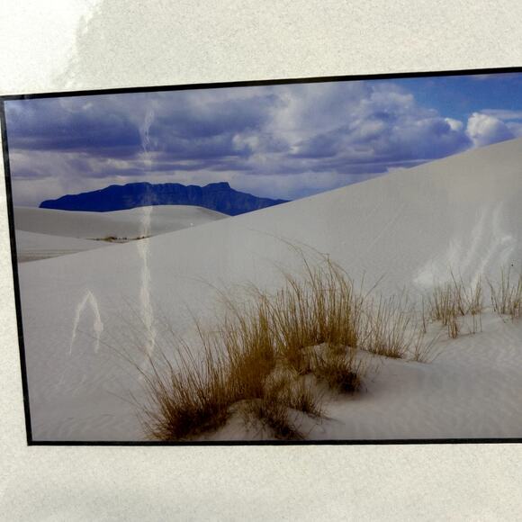 White Sands National Monument New Mexico photograph SIGNED 5 x 7 in 8 x 10 mat - Picture 3 of 4